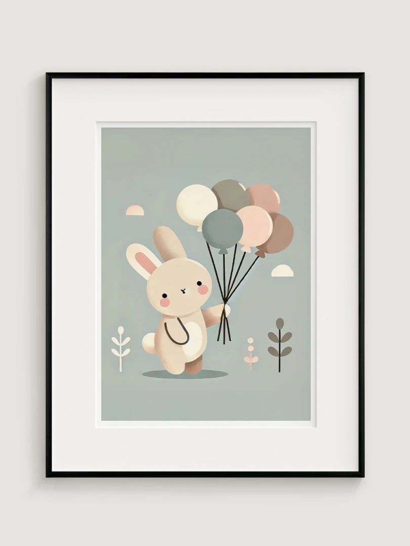 Zajačik s balónikom