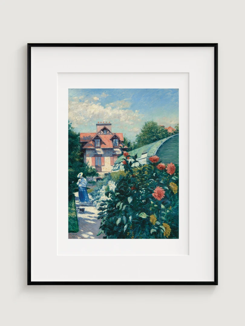 Záhrada v Petit Gennevilliers, Gustave Caillebotte, 1893