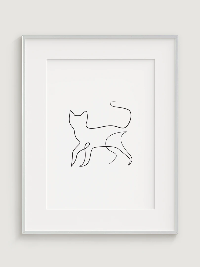Minimalist Cat