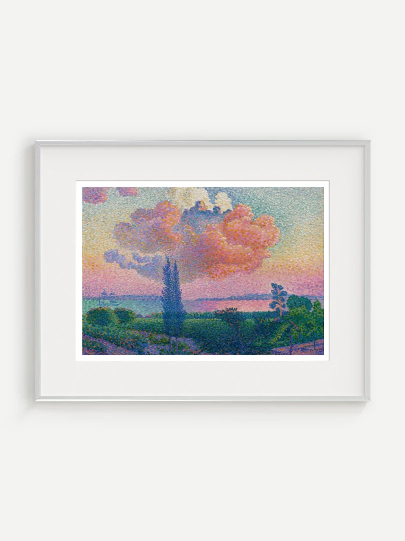 Ružový oblak, Henri-Edmond Cross, 1896