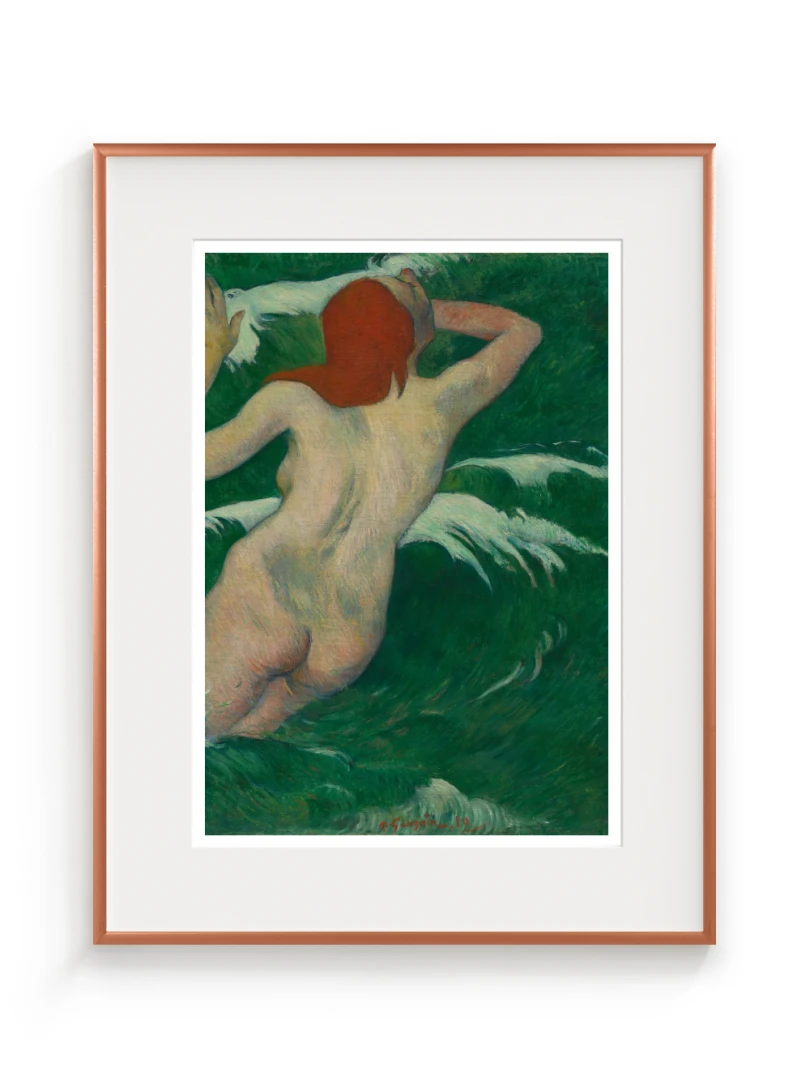 Vo Vlnách, Paul Gauguin, 1889