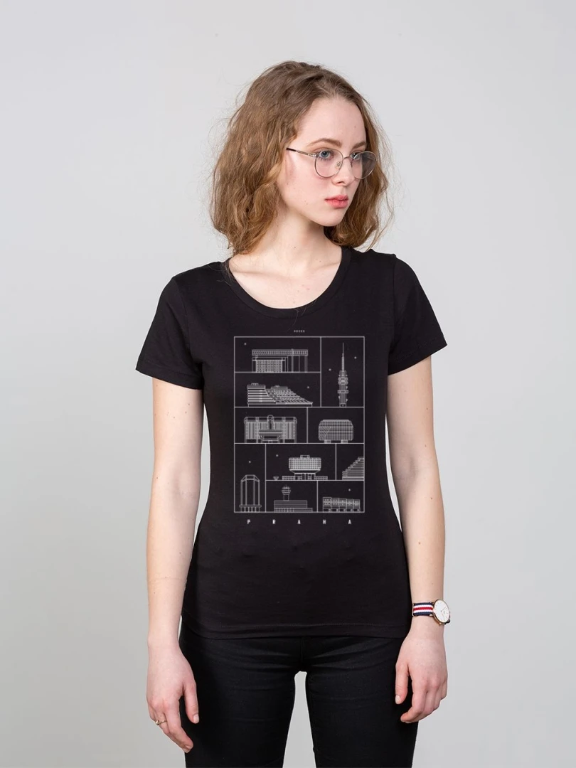 Dámské Triko Praha Modernistická 