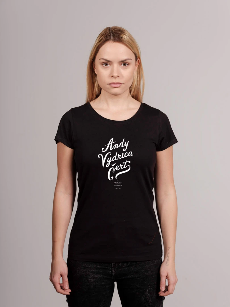 T-shirt Woman Andy, vydrica čert / Bratislava / Slovakia