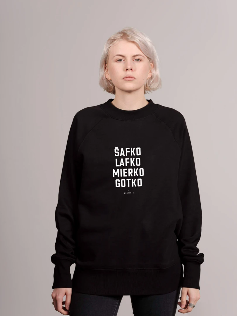 Crewneck Šafko, lafko, mierko, gotko / Bratislava / Slovakia