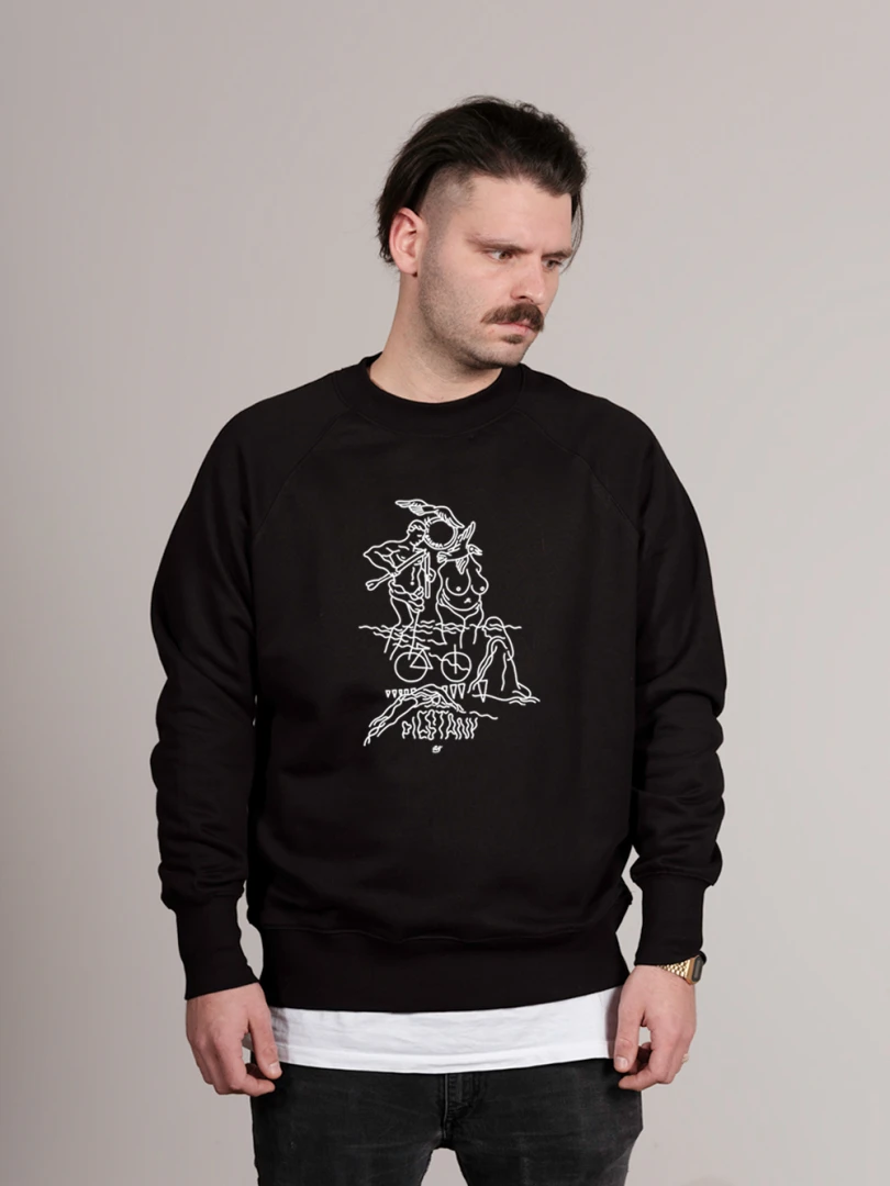Crewneck Pieštany art by Alica Kucharovič / Slovakia