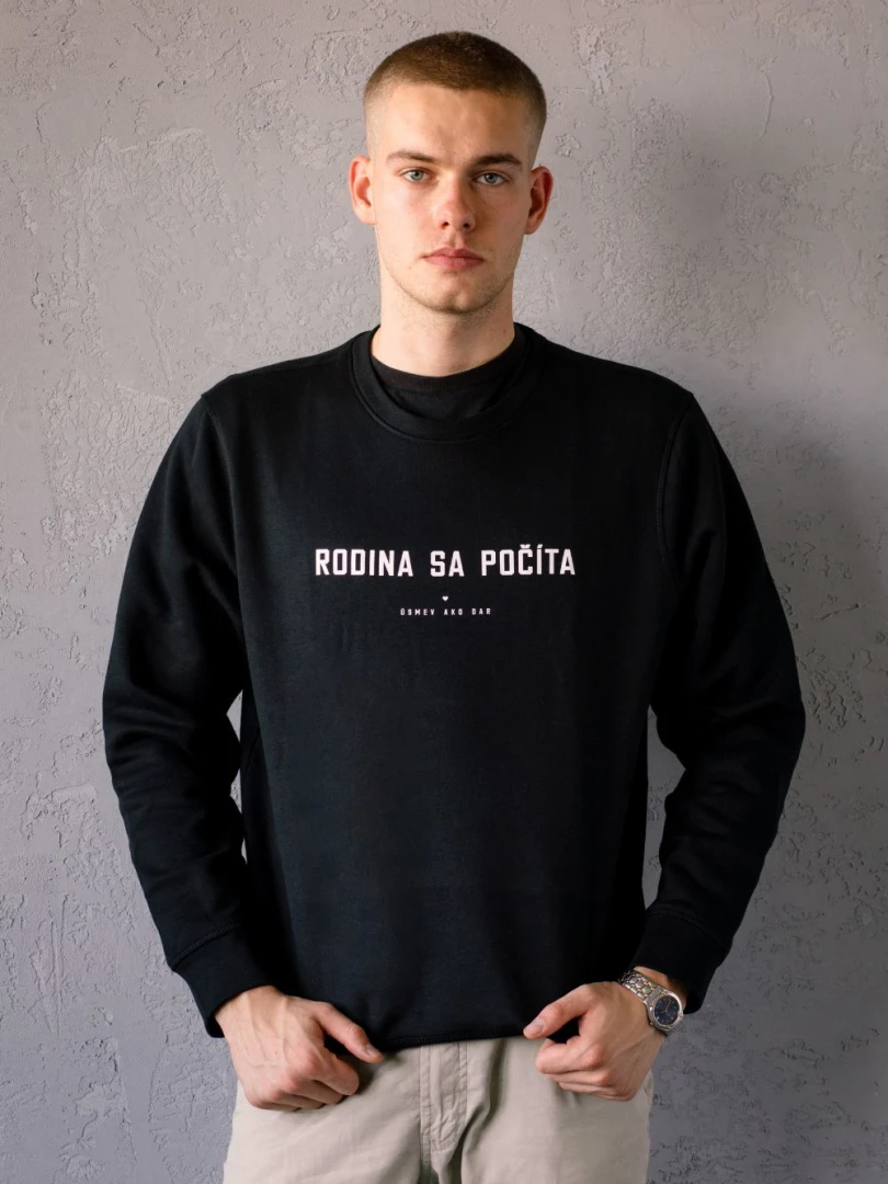 Crewneck Rodina sa počíta / Slovakia