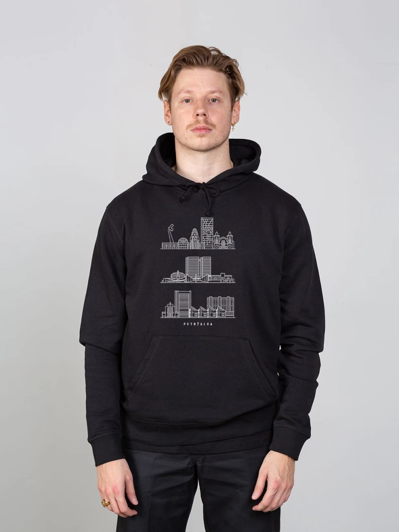 Hoodie Panorama of Petržalka / Bratislava / Slovakia