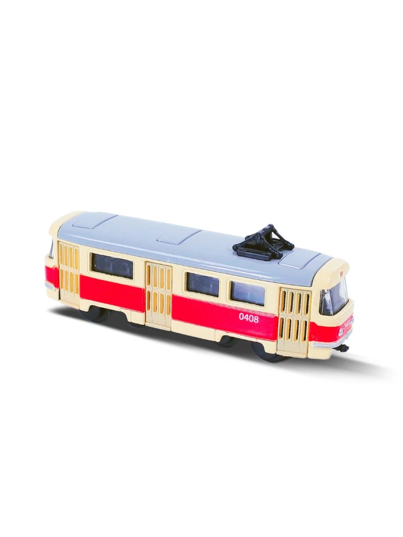 Public Transport Tram Eastern Bloc - Red 8,5cm / Slovakia