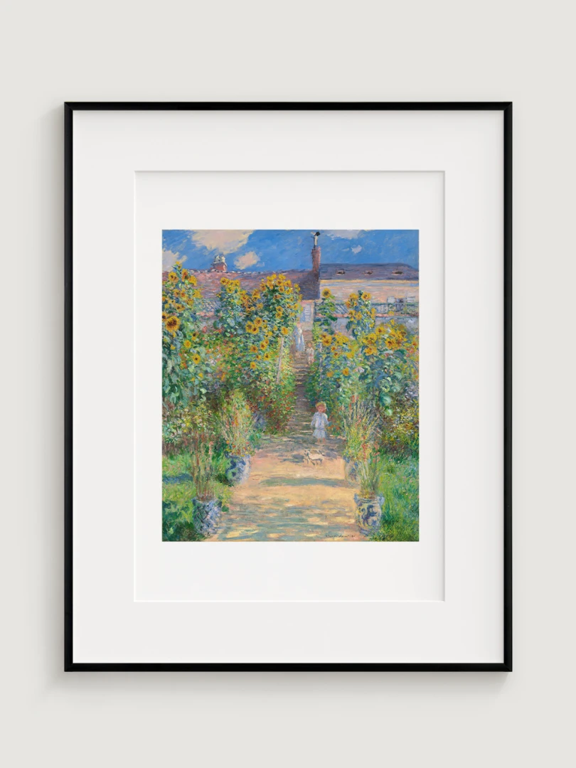 The Artist's Garden at Vétheuil, Claude Monet, 1881