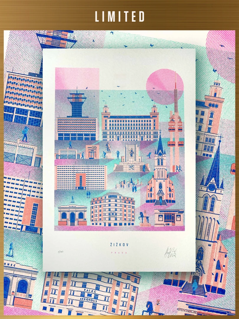 Limited Print Žižkov / Prague / Czech Republic