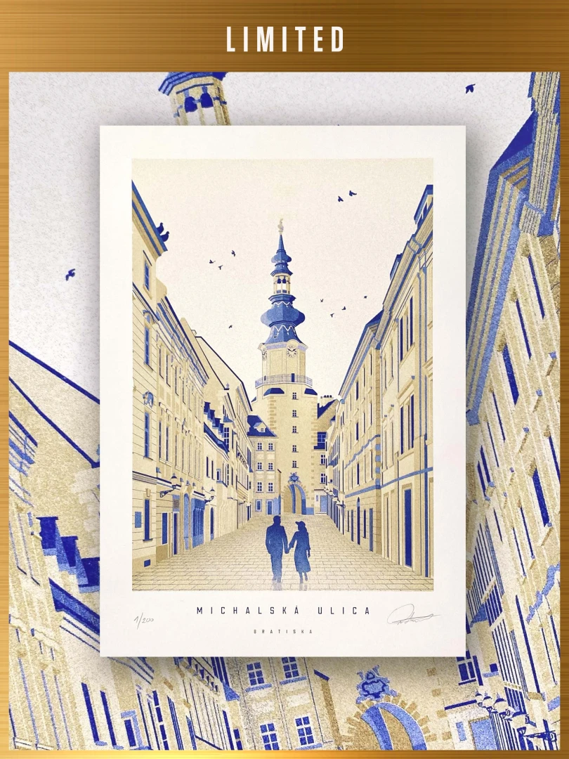 Limited Print Michalská Street / Bratislava / Slovakia