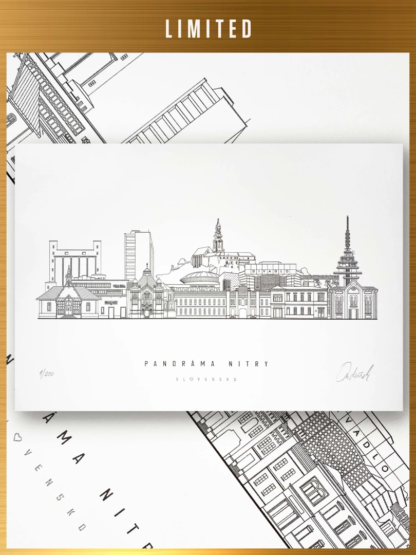 Limited Print Panorama of Nitra / Slovakia