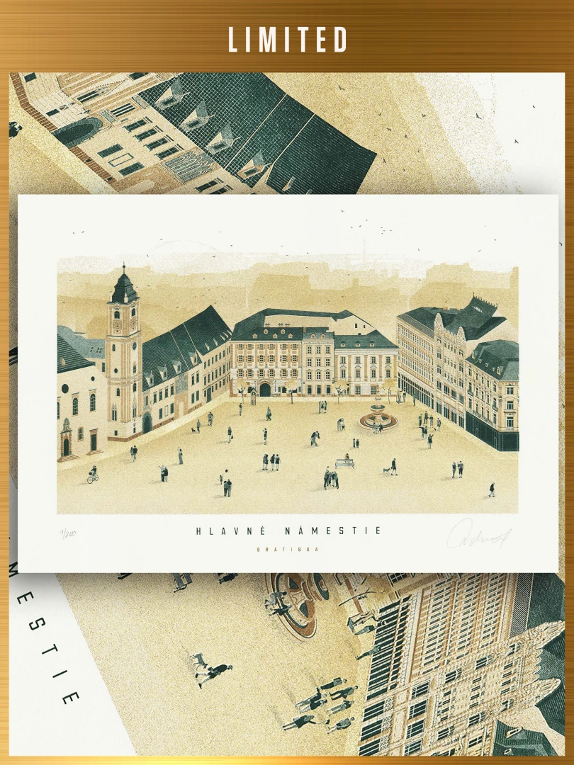 Limited Print Hlavné námestie / Bratislava / Slovakia