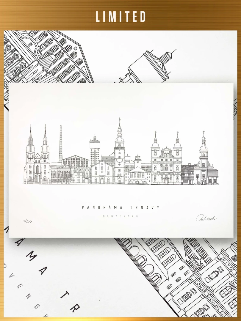 Limited Print Panorama of Trnava / Slovakia