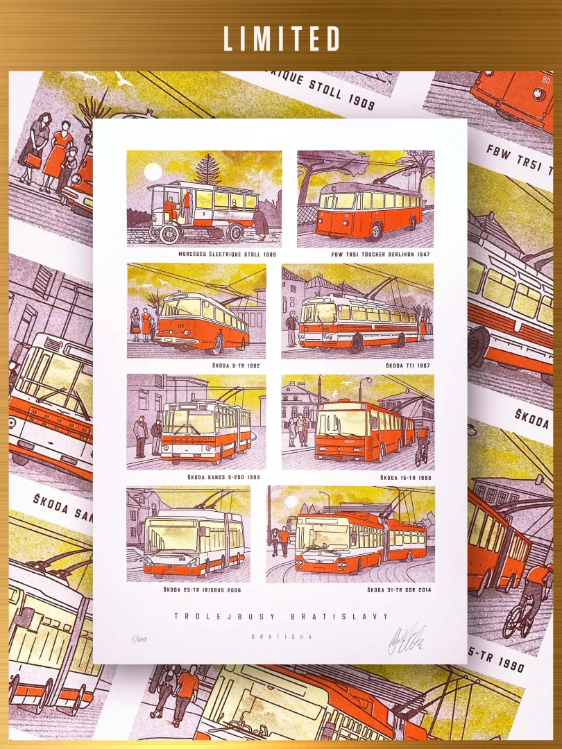 Limited Print The Trolleybuses of Bratislava / Slovakia