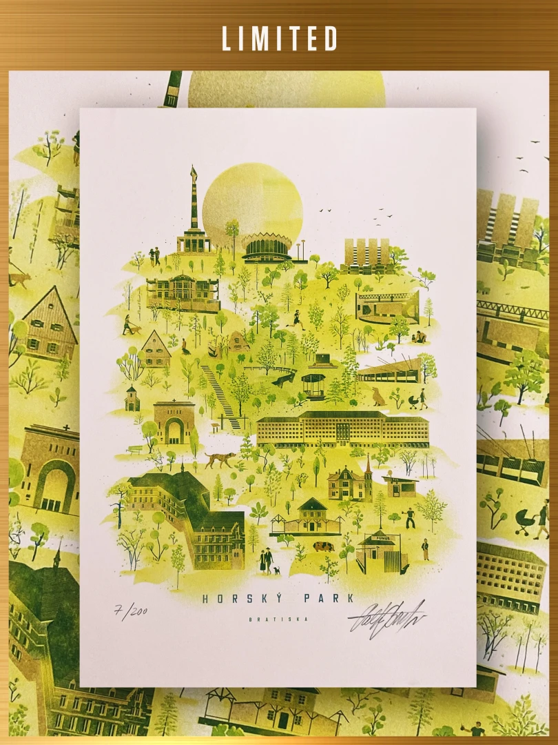 Limited Print Horský Park / Bratislava / Slovakia