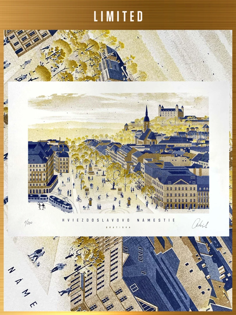 Limited Print Hviezdoslavovo námestie / Bratislava / Slovakia
