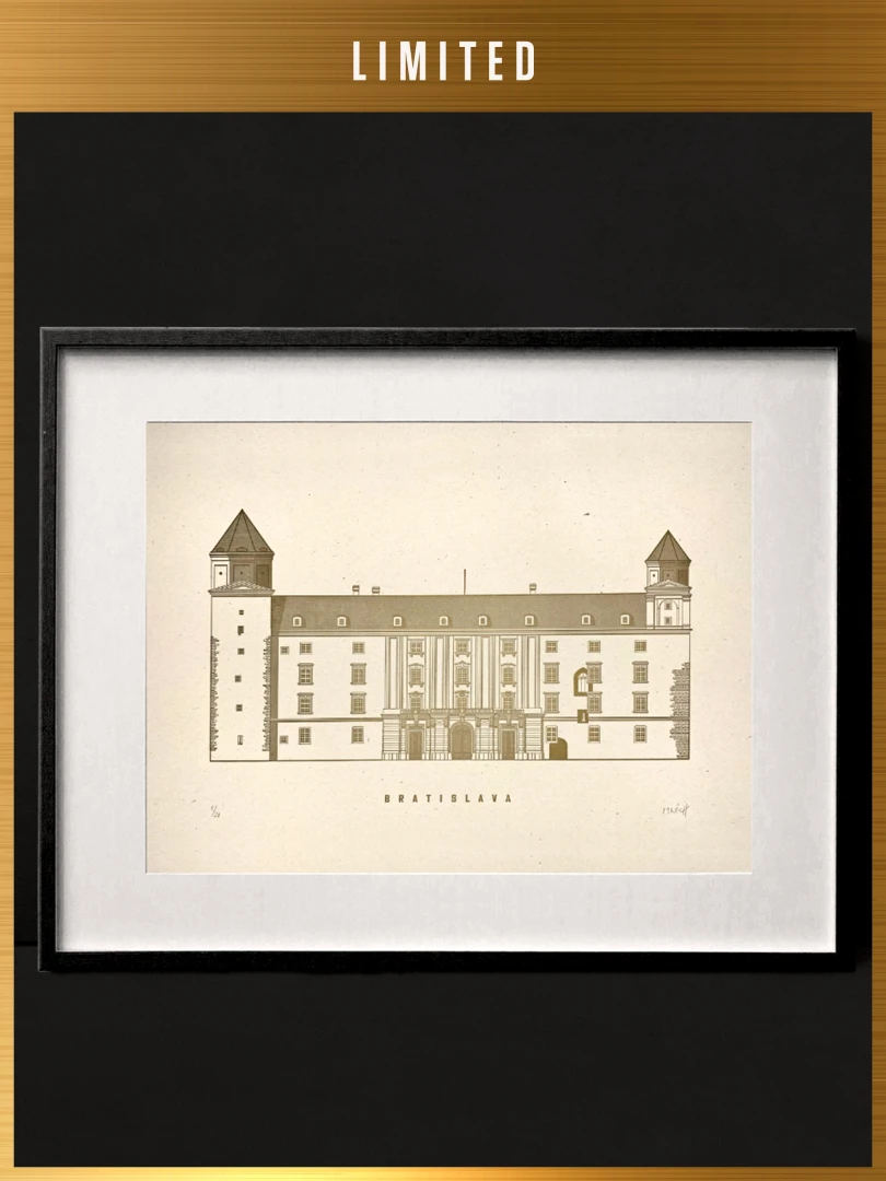 Limited Print Bratislava Castle / Slovakia