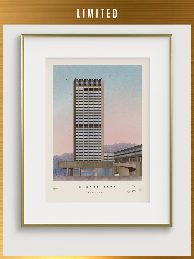 Limited Print RTVS Building / Bratislava / Slovakia