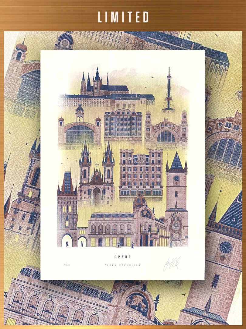 Limited Print Old Town Prague / Czech Republic