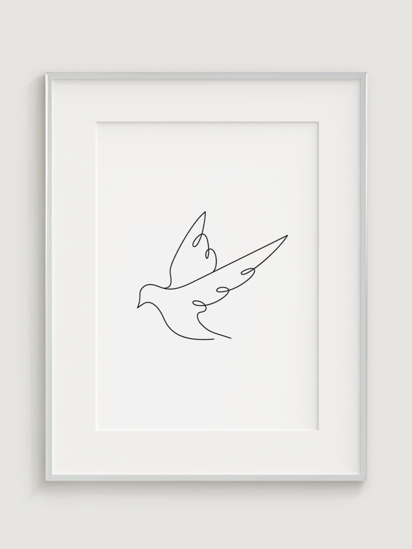Minimalist Dove