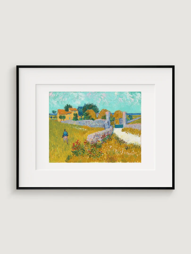 Farmhouse in Provance, Vincent van Gogh, 1888