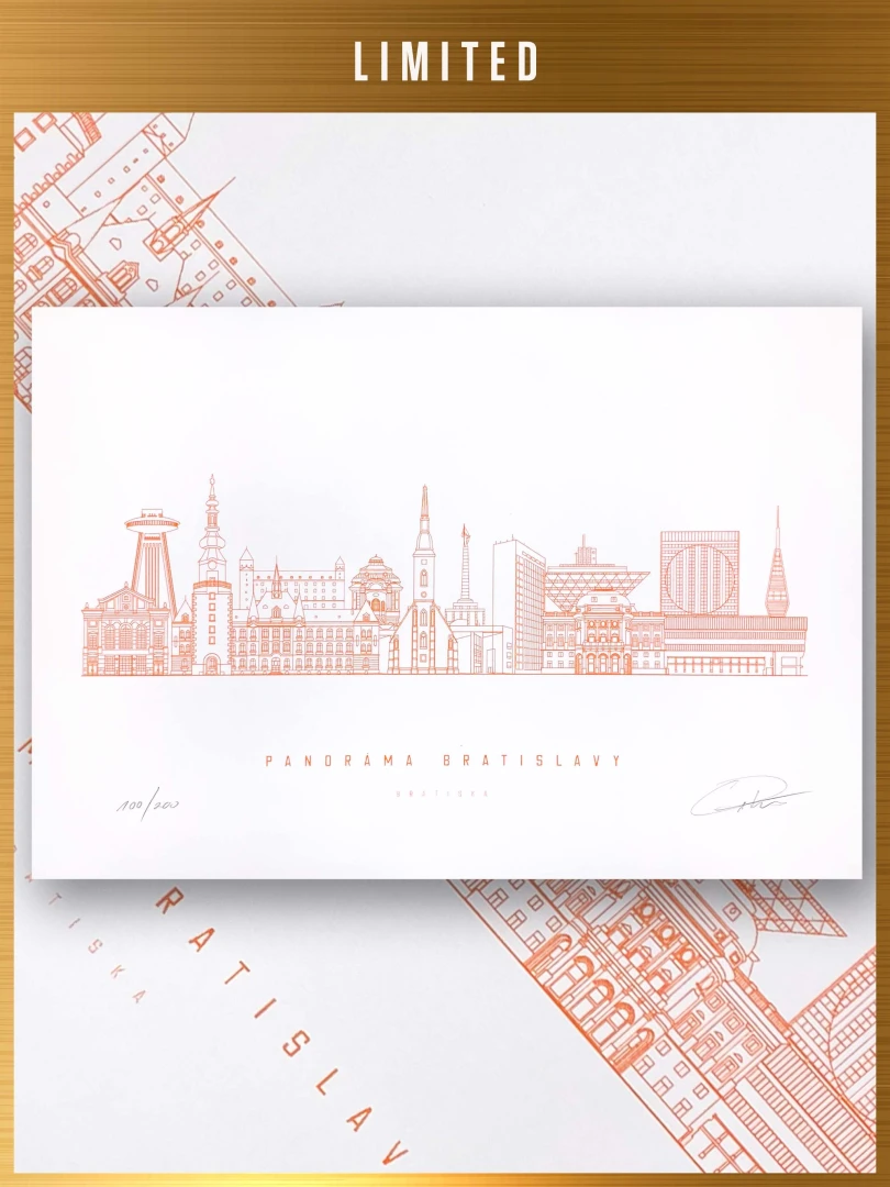 Panoráma Bratislavy Orange