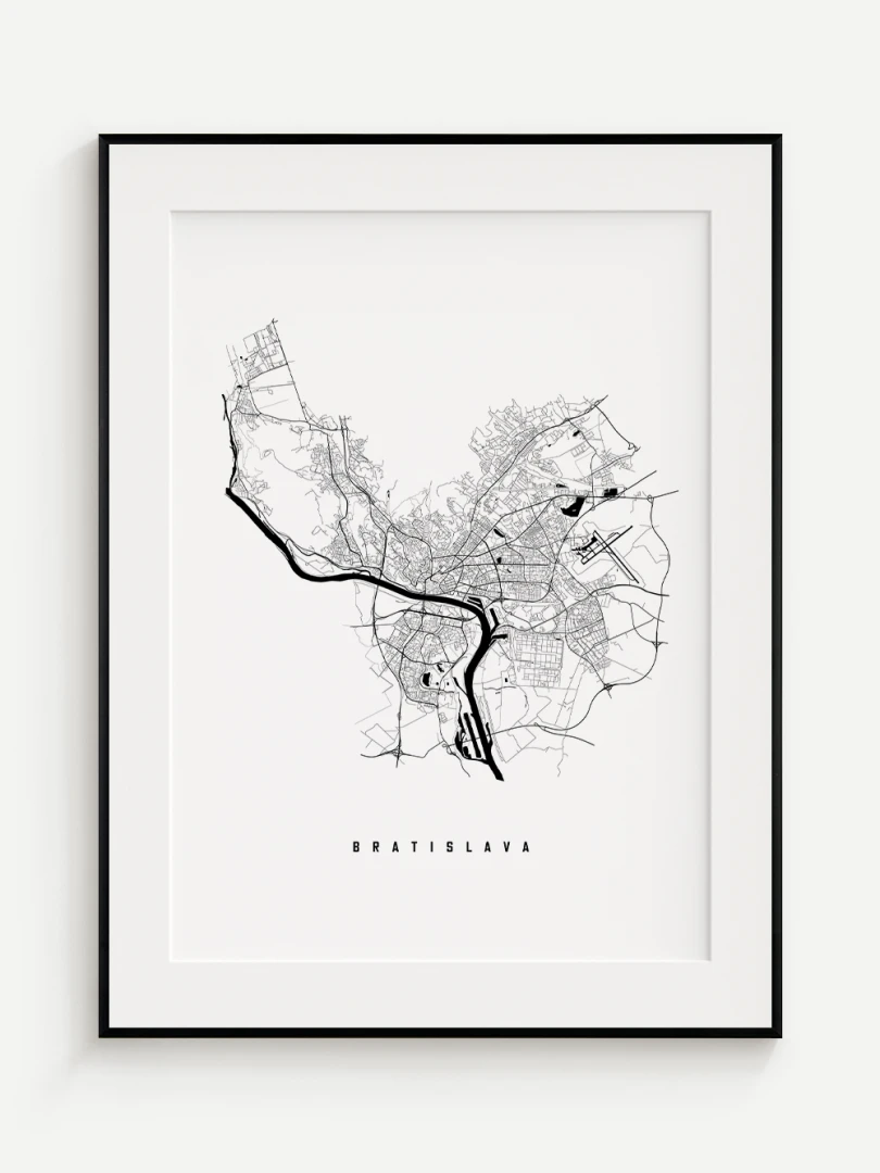 Map of Bratislava - A2