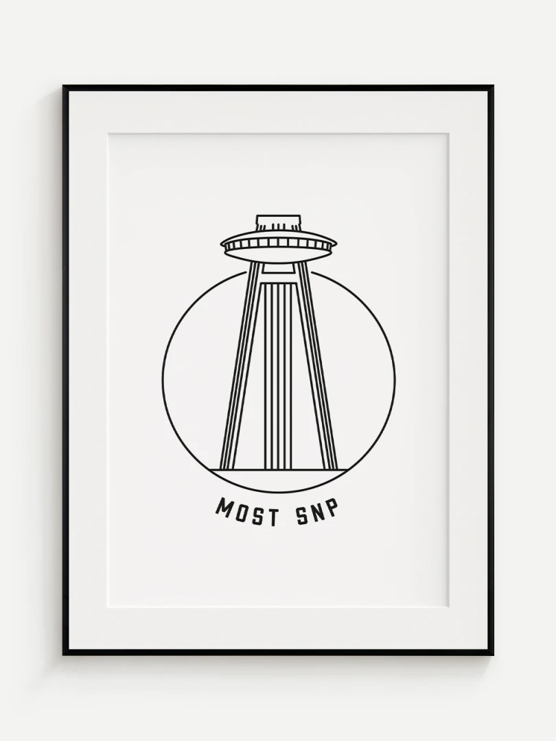 Most SNP / UFO - Minimalistic Illustration A2