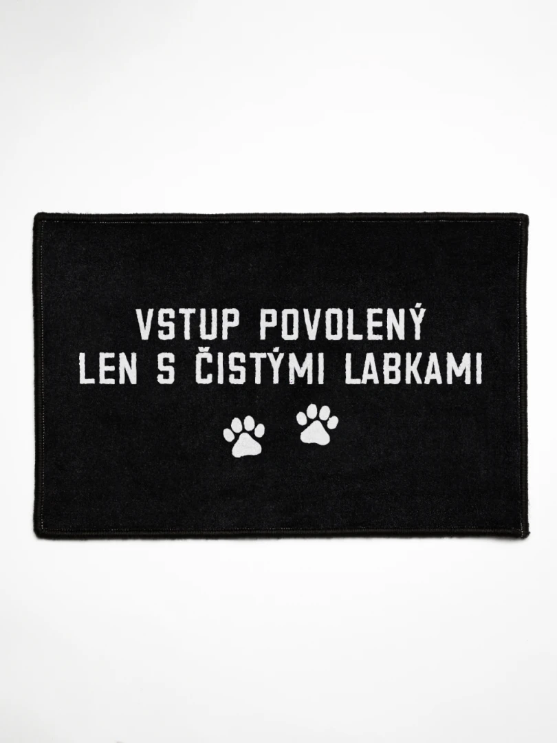 Vstup povolený len s čistými labkami