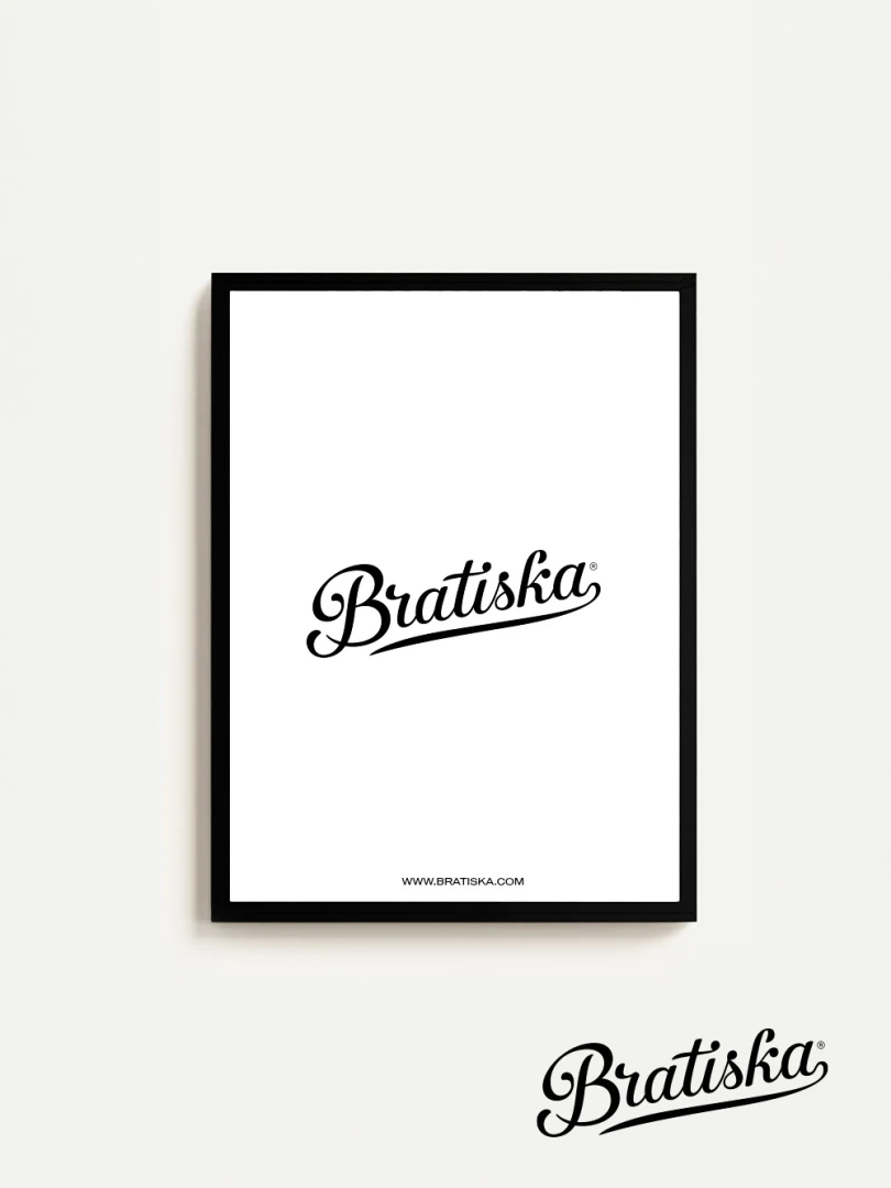 A4 Pushable frame for children in black matt