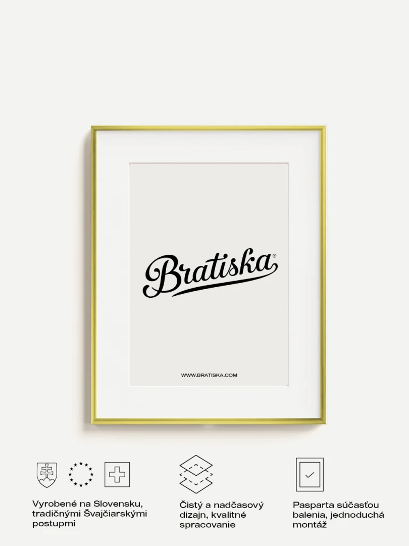 Aluminum Frame A3 - Gold