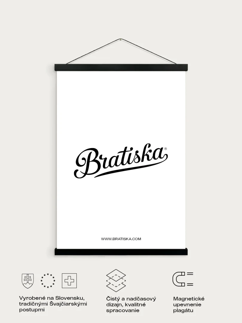 Magnetic poster frame 43cm - Black