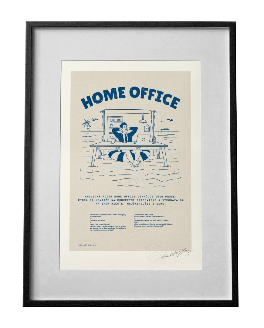 Home Office / Kvalitný Slang A3
