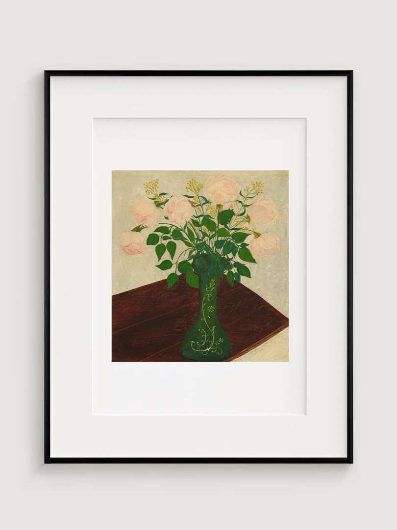 Pink Roses, unknown artist, ca. 1875-1900