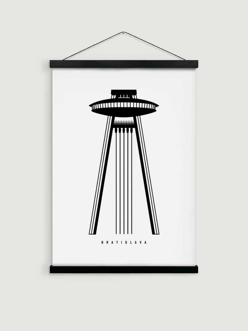 Poster Most SNP - UFO A2 / Bratislava / Slovakia