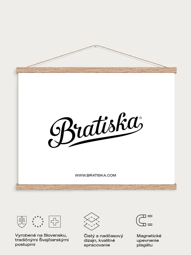 Magnetic frame - Oak wood 61cm