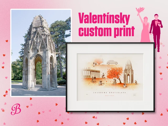 Venuj svojej polovičke personalizovaný valentínsky print